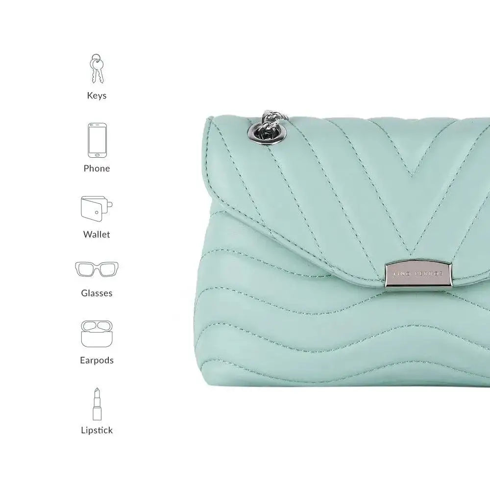 Maddie Personality Green Shoulder Bag - Lino Perros