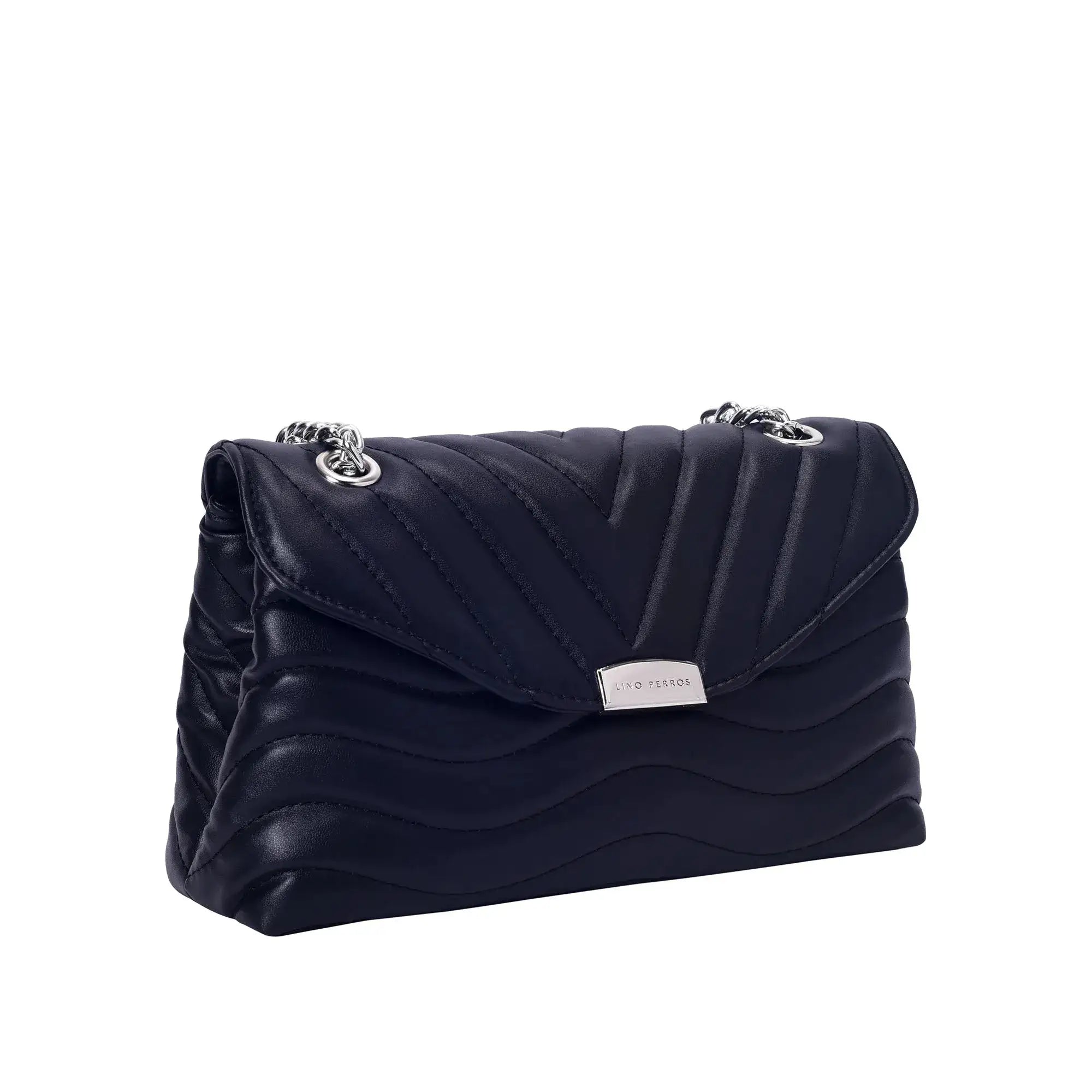 Maddie Personality Black Shoulder Bag - Lino Perros