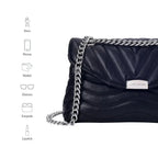 Maddie Personality Black Shoulder Bag - Lino Perros