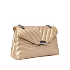 Maddie Personality Golden Shoulder Bag - Lino Perros