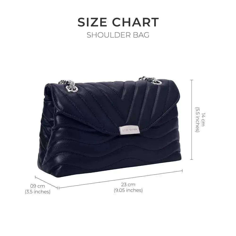 Maddie Personality Black Shoulder Bag - Lino Perros