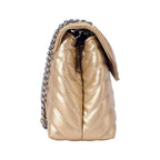 Maddie Personality Golden Shoulder Bag - Lino Perros