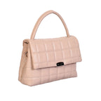 Maddie Poise Beige Satchel Bag - Lino Perros