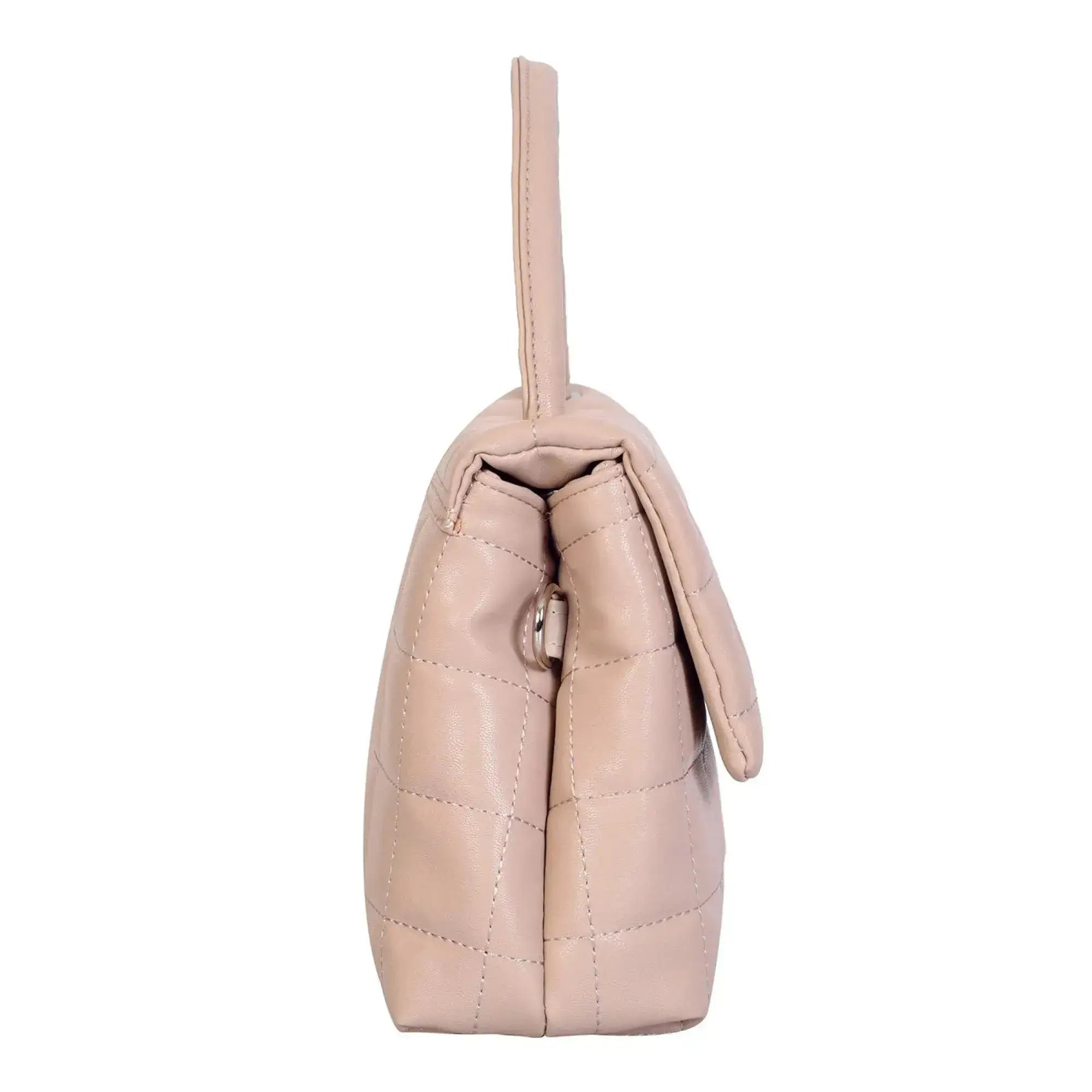 Maddie Poise Beige Satchel Bag - Lino Perros