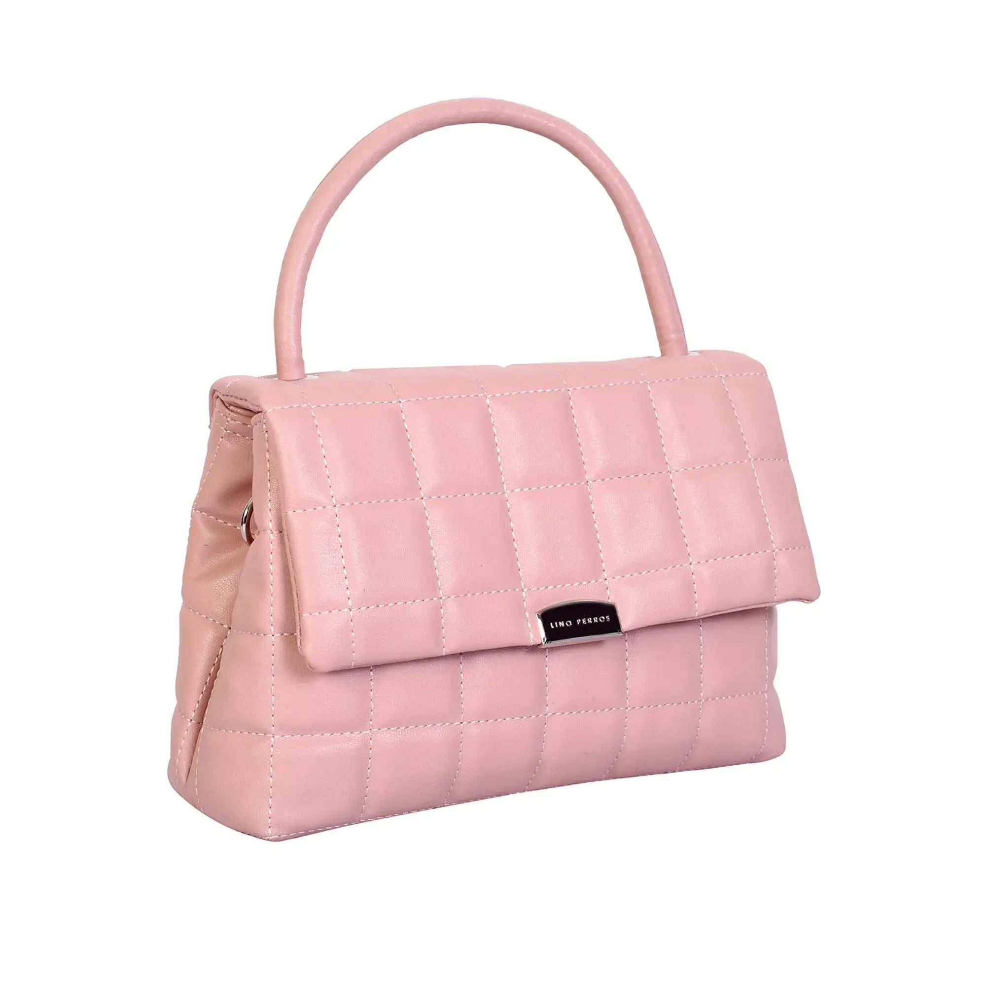 Maddie Poise Pink Satchel Bag - Lino Perros