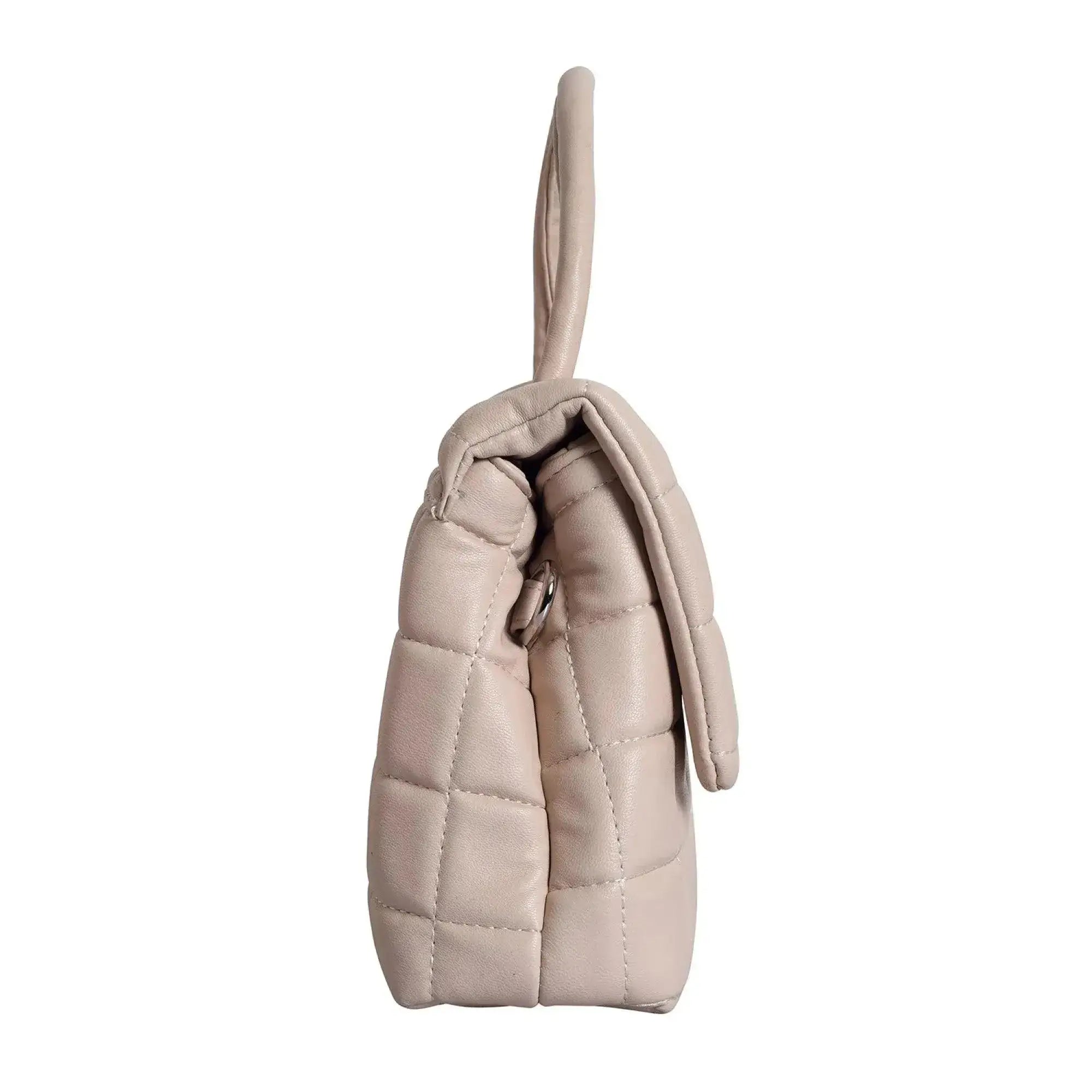 Maddie Poise Off White Satchel Bag - Lino Perros