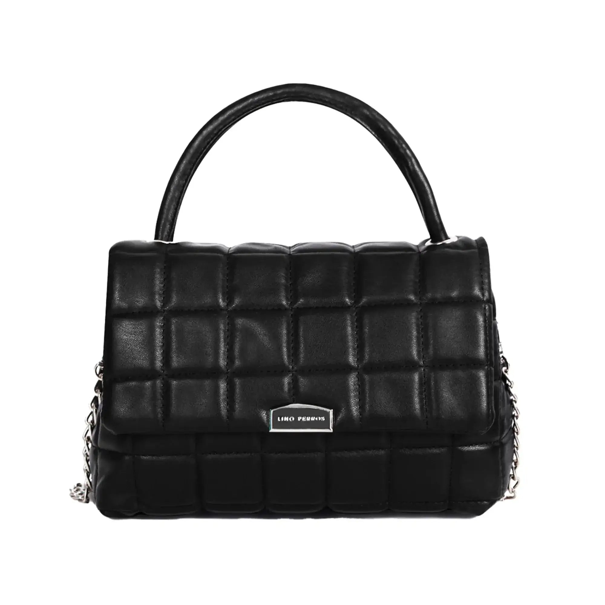 Maddie Poise Black Satchel Bag - Lino Perros