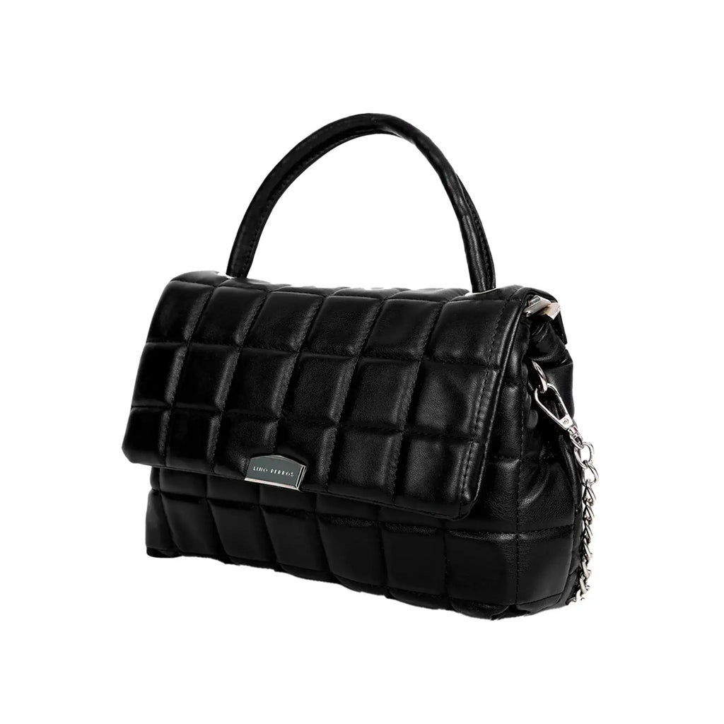 Maddie Poise Black Satchel Bag - Lino Perros