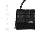 Maddie Poise Black Satchel Bag - Lino Perros