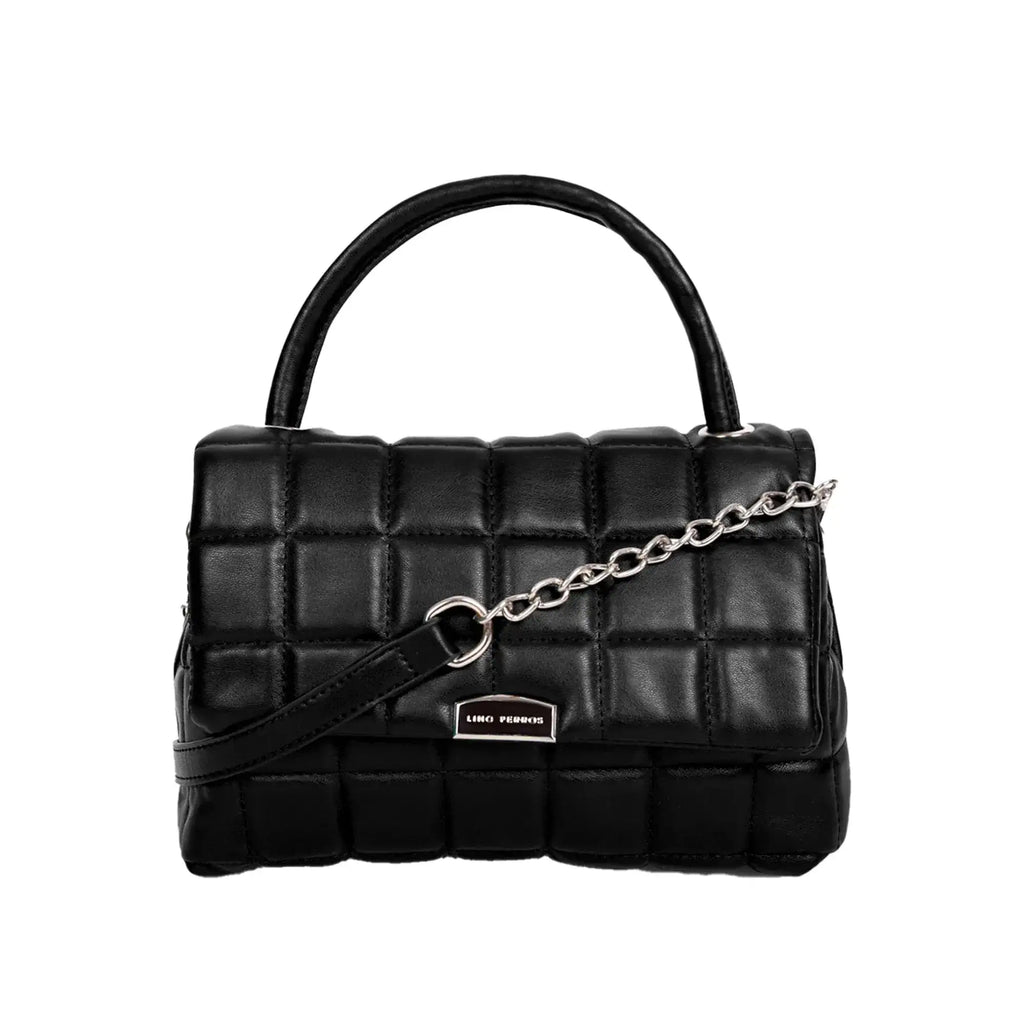 Maddie Poise Black Satchel Bag - Lino Perros