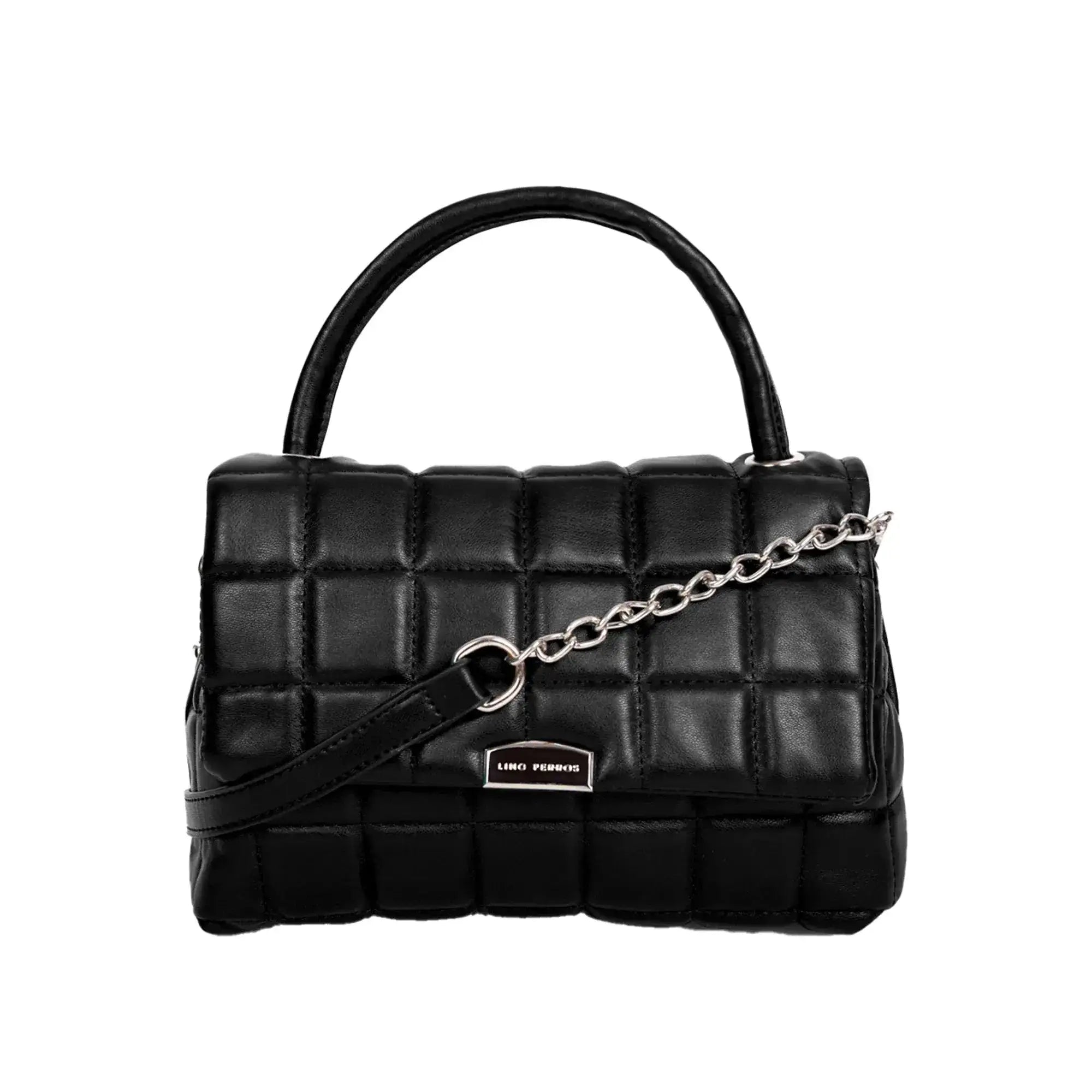 Maddie Poise Black Satchel Bag - Lino Perros