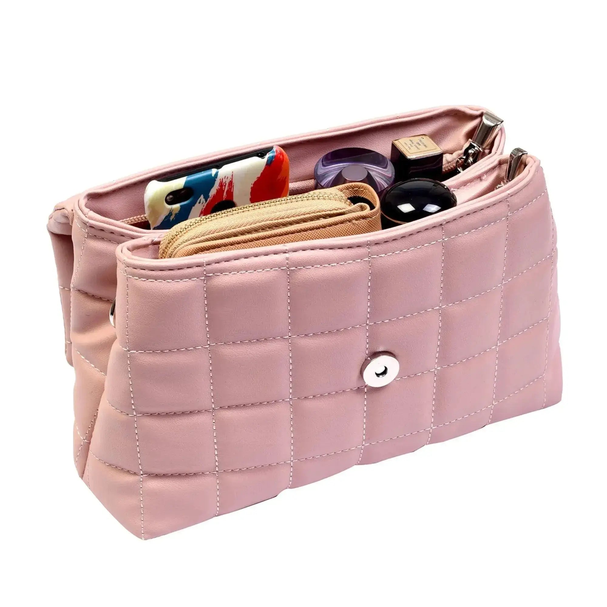 Maddie Poise Pink Satchel Bag - Lino Perros