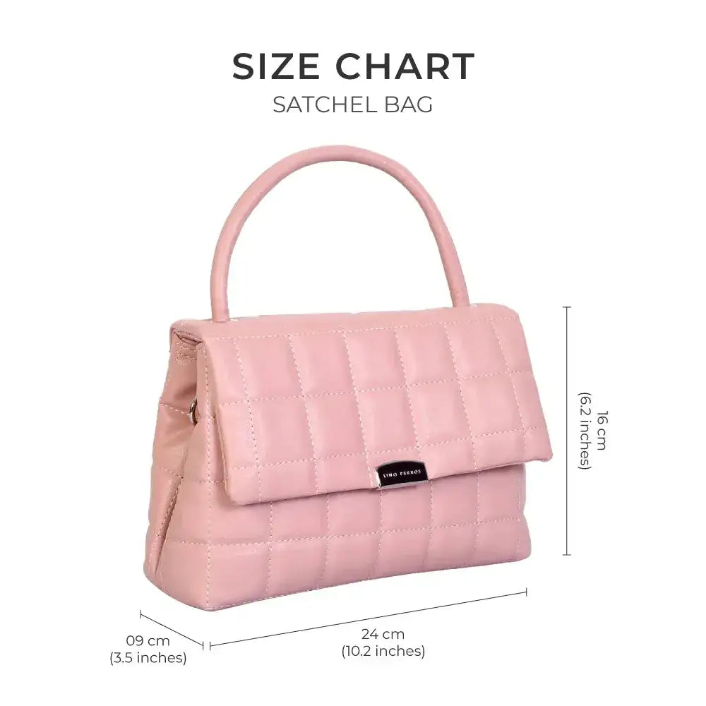Maddie Poise Pink Satchel Bag - Lino Perros