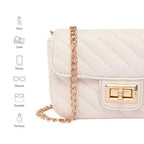 Maddie Popular Mini White Shoulder Bag - Lino Perros