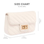 Maddie Popular Mini White Shoulder Bag - Lino Perros