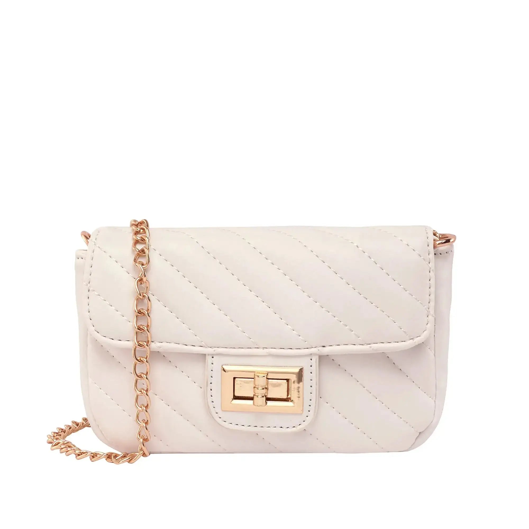 Maddie Popular Mini White Shoulder Bag - Lino Perros
