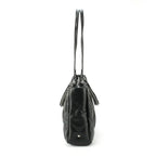 Maddie Quilted  Black Tote Bag - Lino Perros