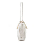 Maddie Quilted White Tote Bag - Lino Perros