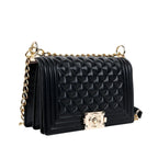 Maddie Revolution Black Shoulder Bag - Lino Perros
