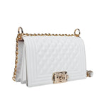 Maddie Revolution White Shoulder Bag - Lino Perros