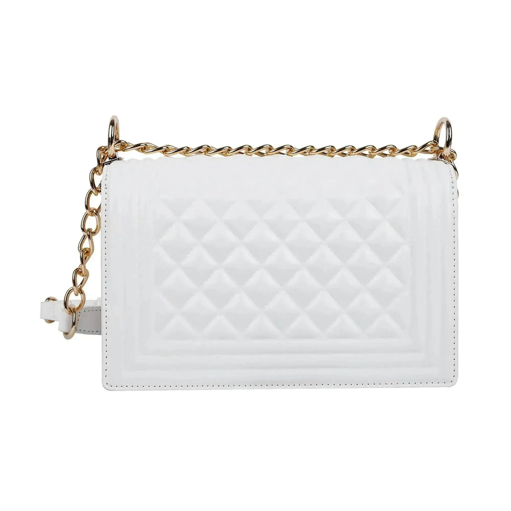 Maddie Revolution White Shoulder Bag - Lino Perros