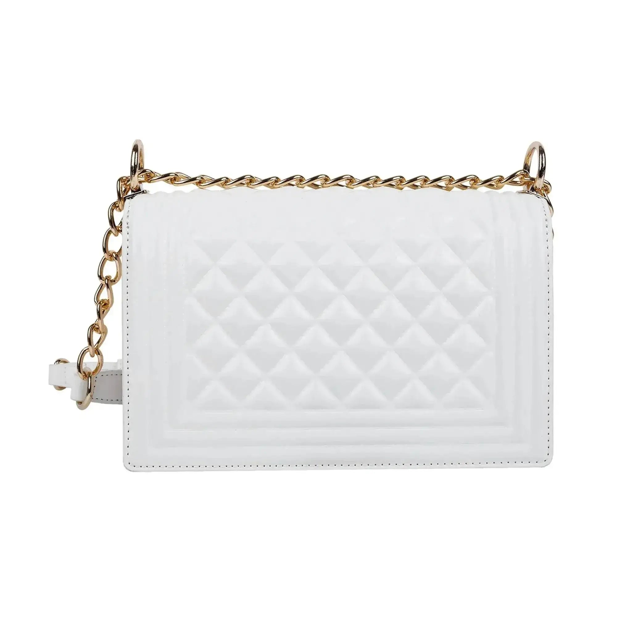 Maddie Revolution White Shoulder Bag - Lino Perros
