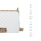 Maddie Revolution White Shoulder Bag - Lino Perros