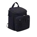Maddie Soft Mommy Black Backpack - Lino Perros