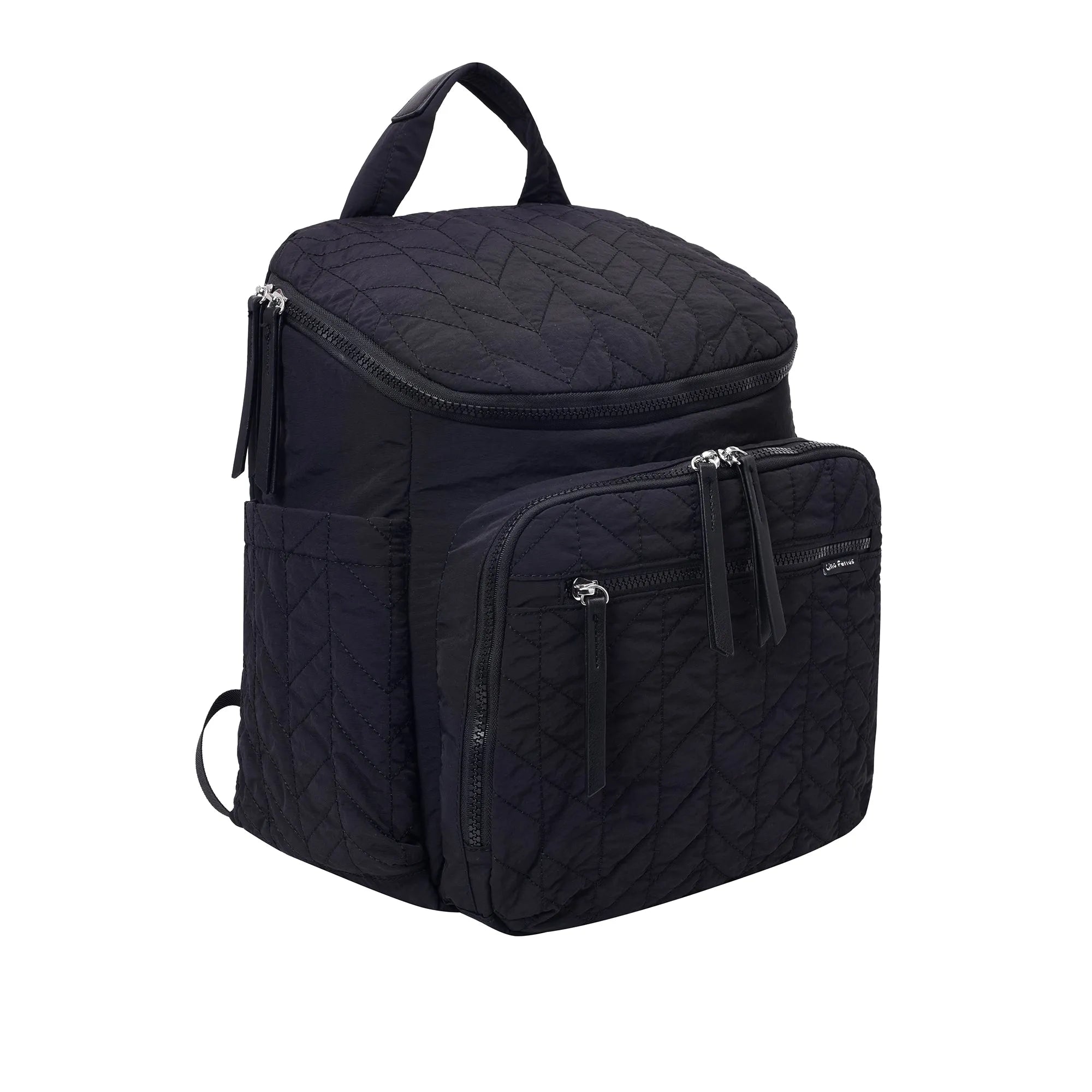 Maddie Soft Mommy Black Backpack - Lino Perros