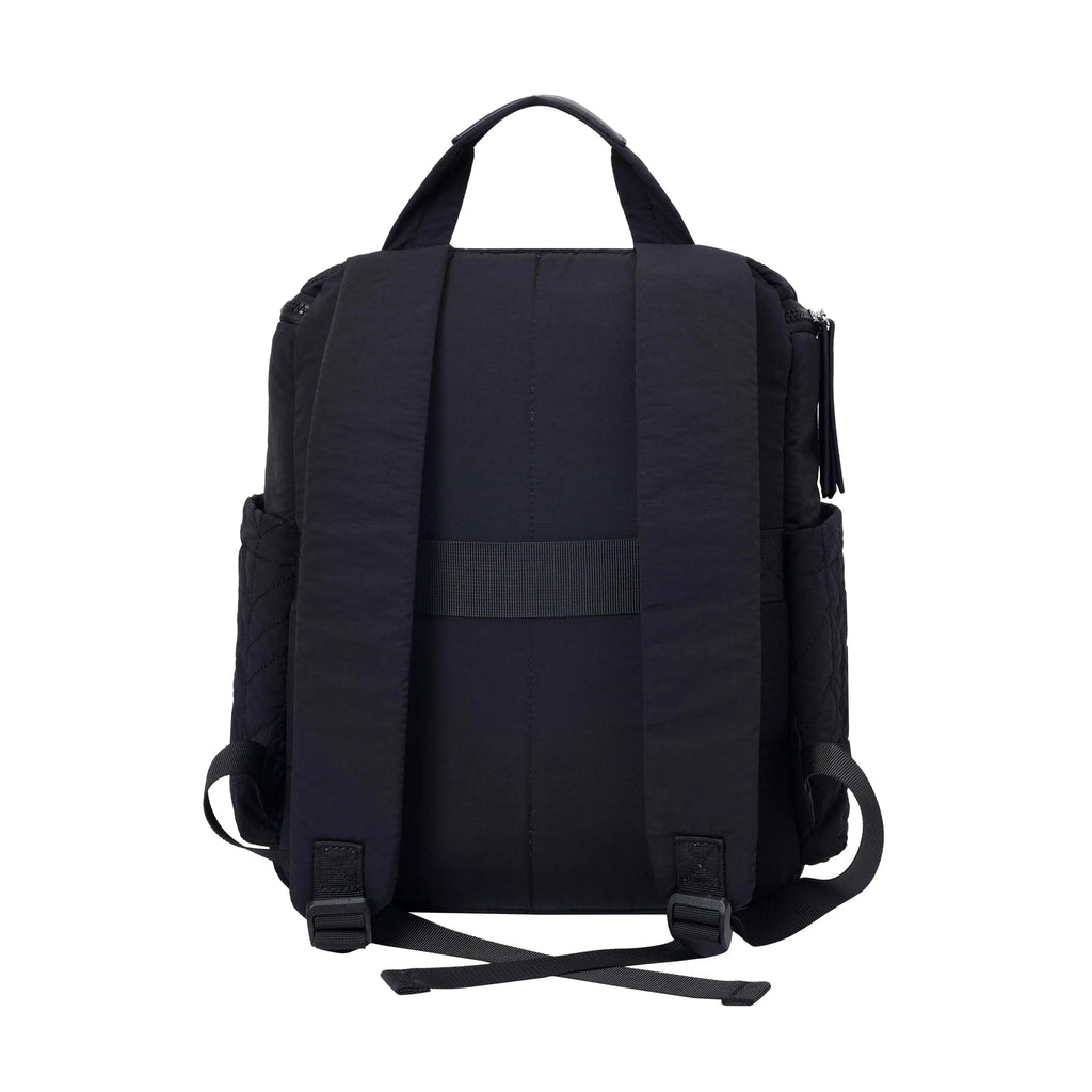 Maddie Soft Mommy Black Backpack - Lino Perros