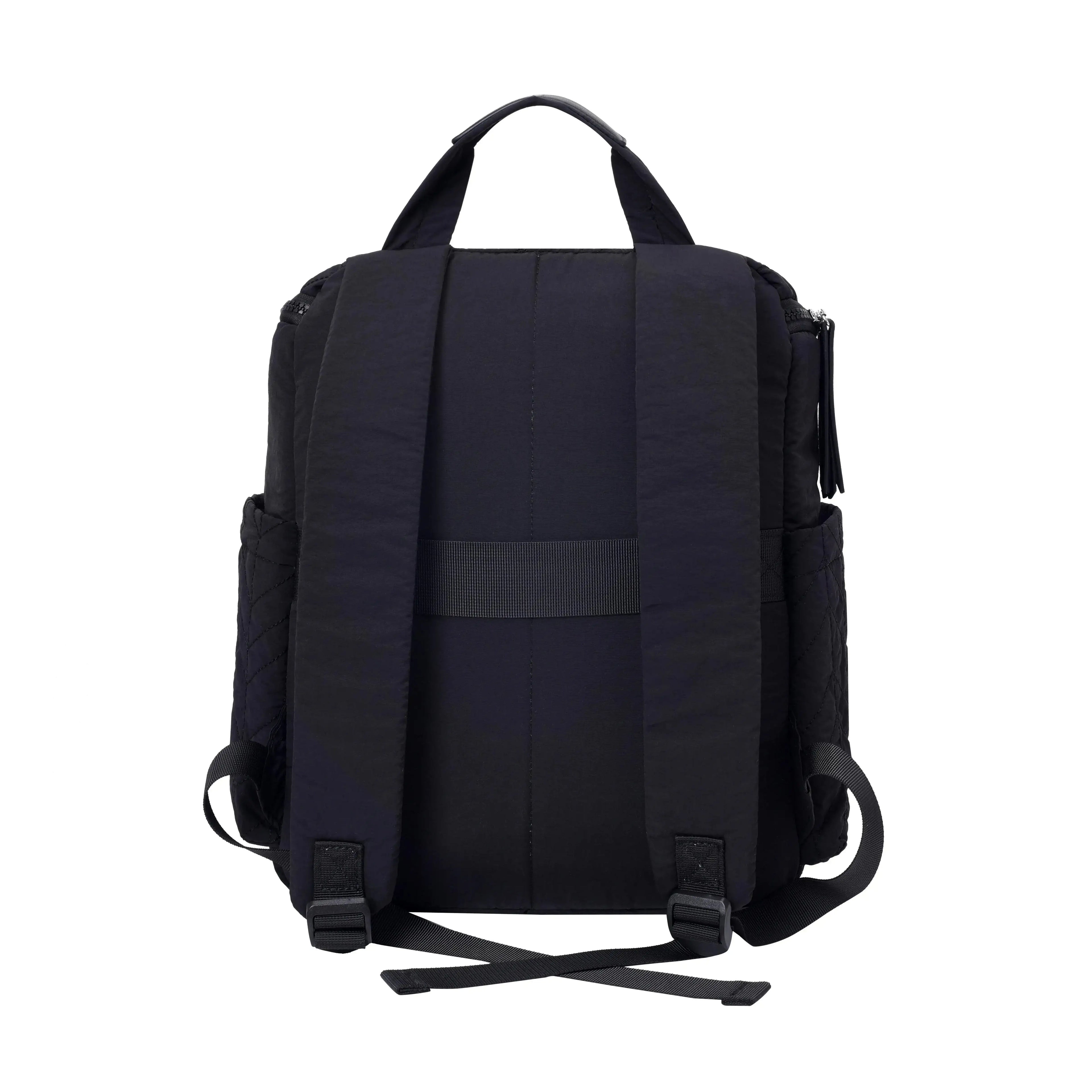 Maddie Soft Mommy Black Backpack - Lino Perros