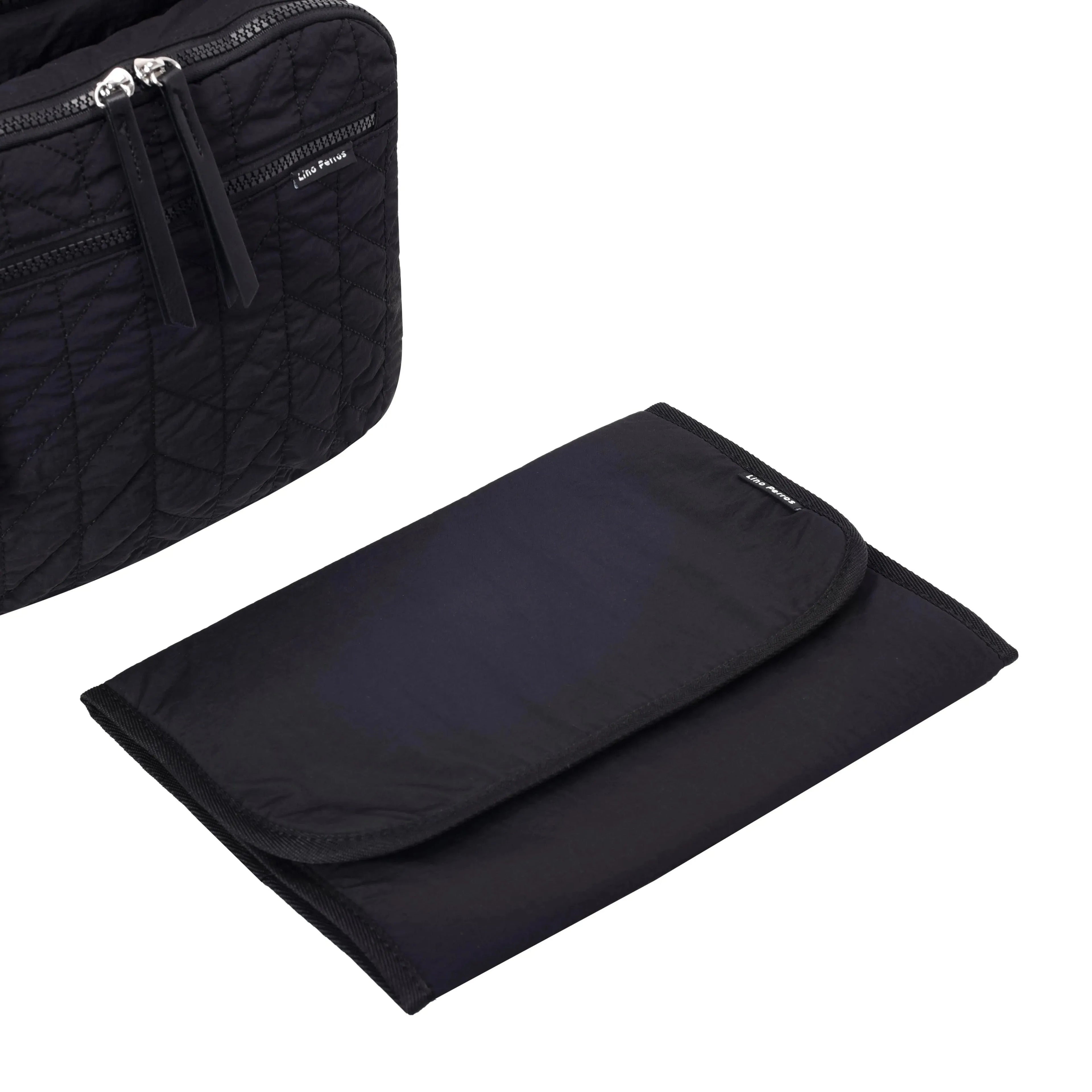 Maddie Soft Mommy Black Backpack - Lino Perros