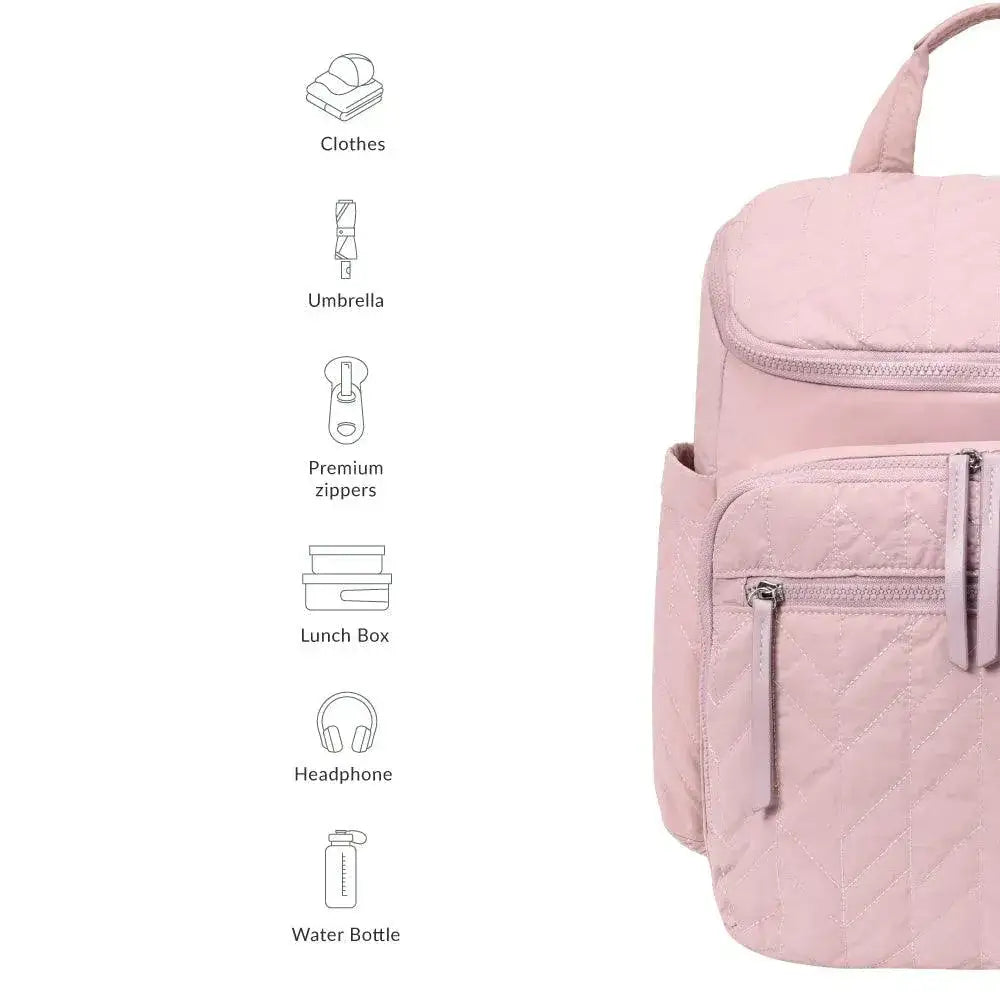 Maddie Soft Mommy Purple Backpack - Lino Perros