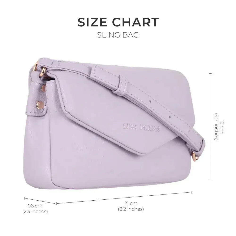 Maddie Toffee Mini Lavender Shoulder Bag - Lino Perros