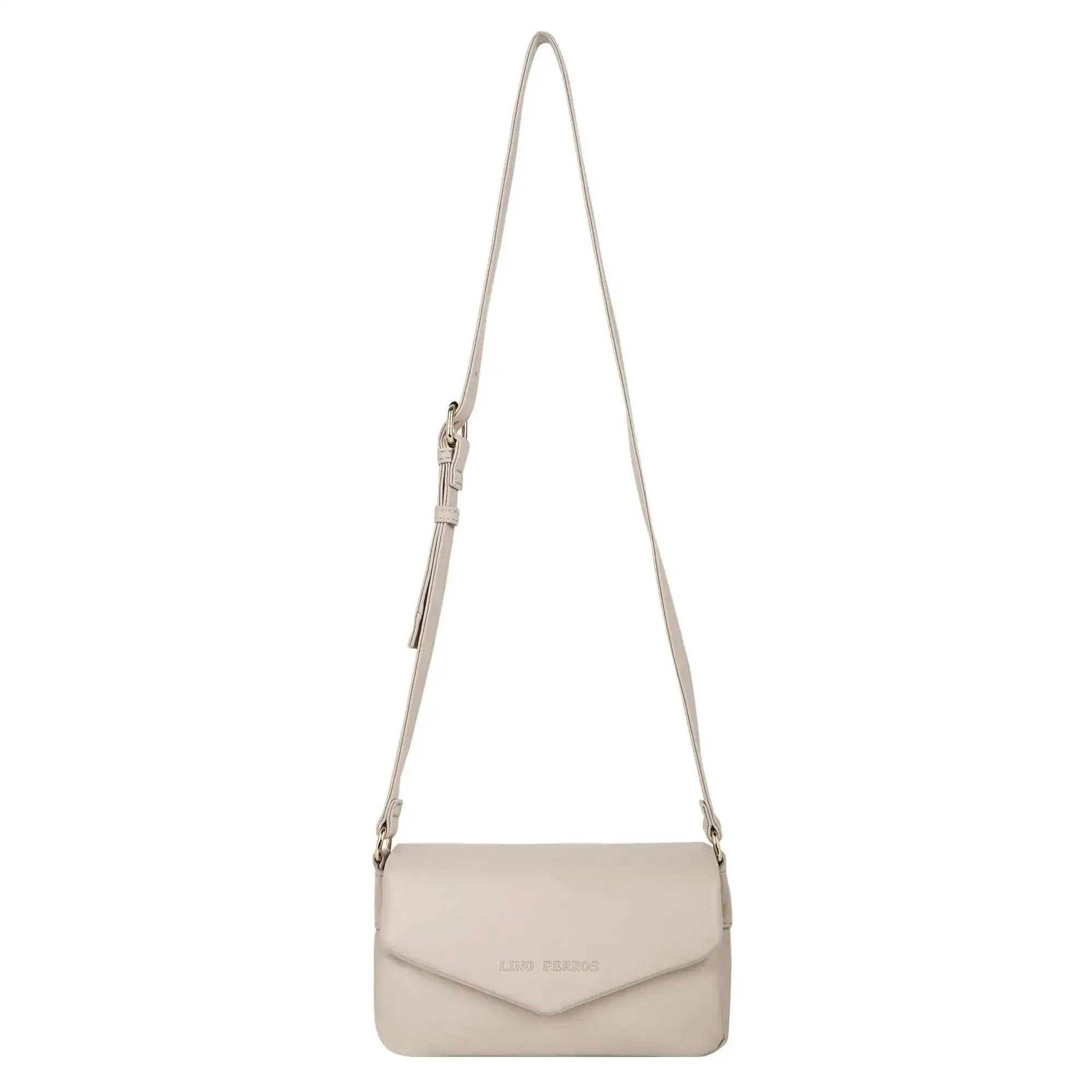 Maddie Toffee Mini Beige Shoulder Bag - Lino Perros