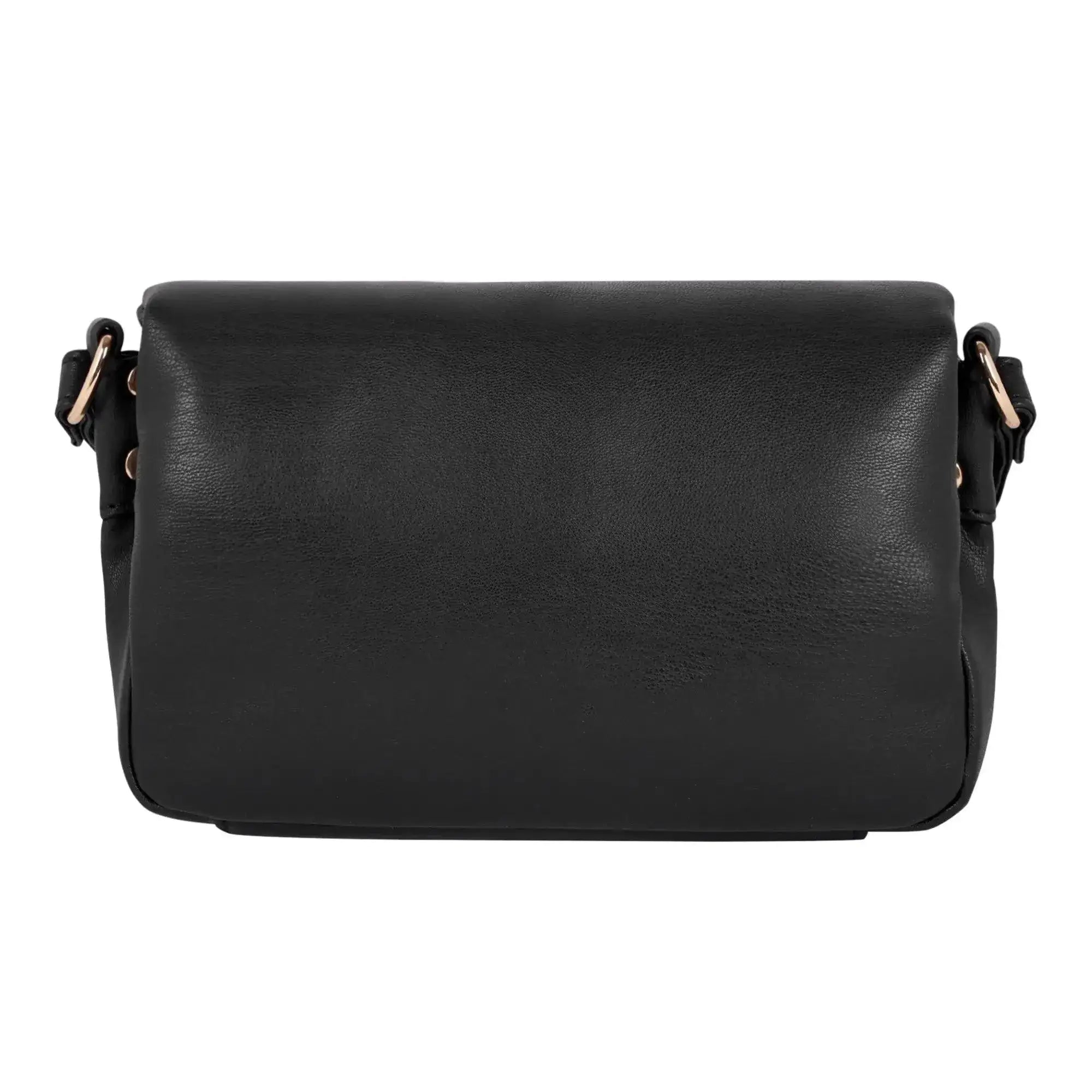 Maddie Toffee Mini Black Shoulder Bag - Lino Perros