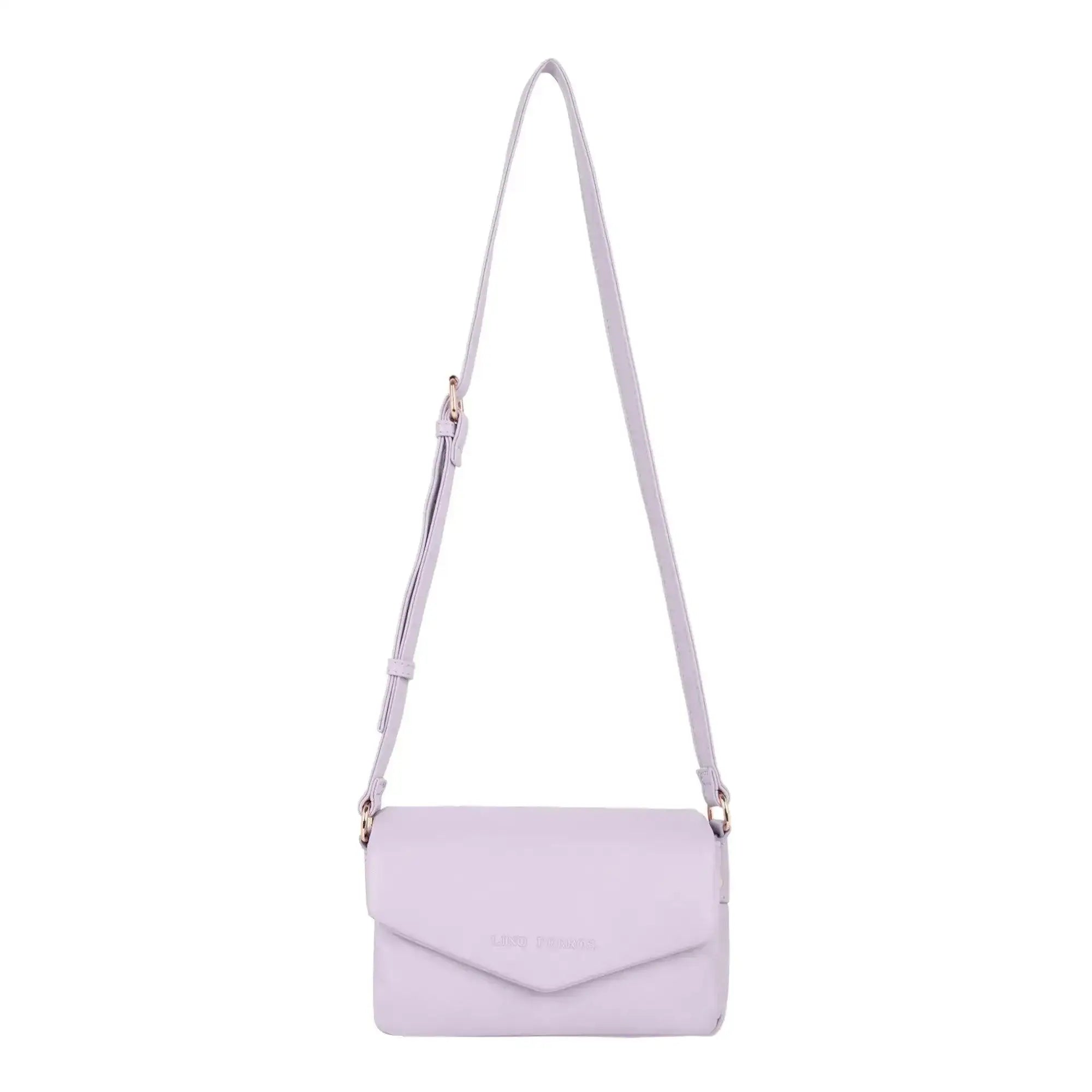 Maddie Toffee Mini Lavender Shoulder Bag - Lino Perros