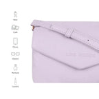 Maddie Toffee Mini Lavender Shoulder Bag - Lino Perros