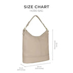 Maddie Travel Beige Hobo Bag - Lino Perros