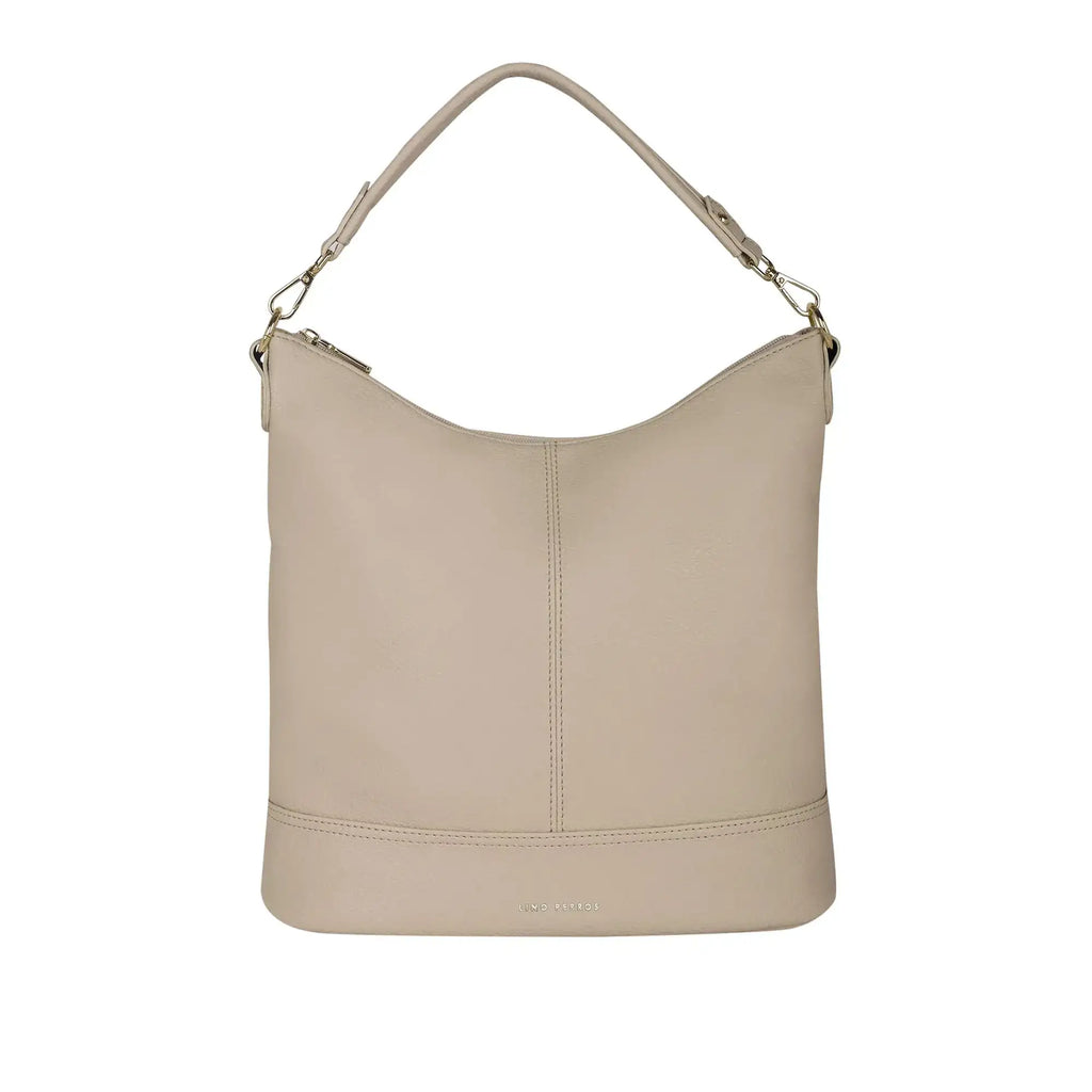 Maddie Travel Beige Hobo Bag - Lino Perros