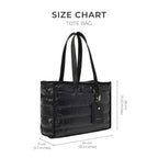 Maddie Travel Black Tote Bag - Lino Perros