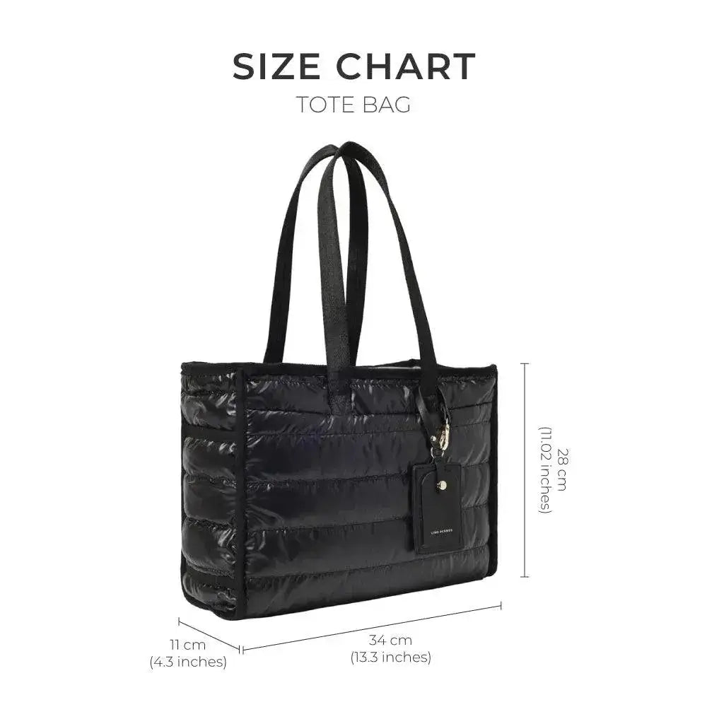 Maddie Travel Black Tote Bag - Lino Perros