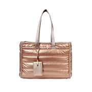 Maddie Travel Gold Tote Bag