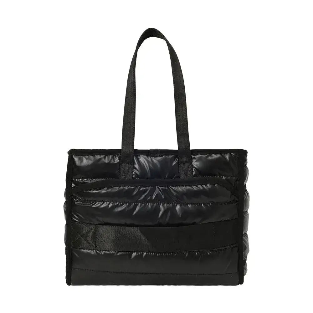 Maddie Travel Black Tote Bag - Lino Perros