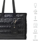 Maddie Travel Black Tote Bag - Lino Perros