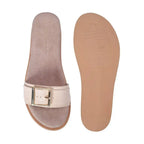 Mary Attention Beige Flats - Lino Perros