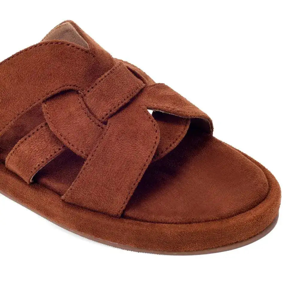 Mary Classic Comfort Tan Flats - Lino Perros