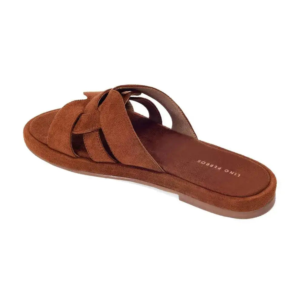Mary Classic Comfort Tan Flats - Lino Perros
