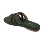 Mary Classic Comfort Green Flats - Lino Perros