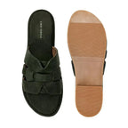 Mary Classic Comfort Green Flats - Lino Perros